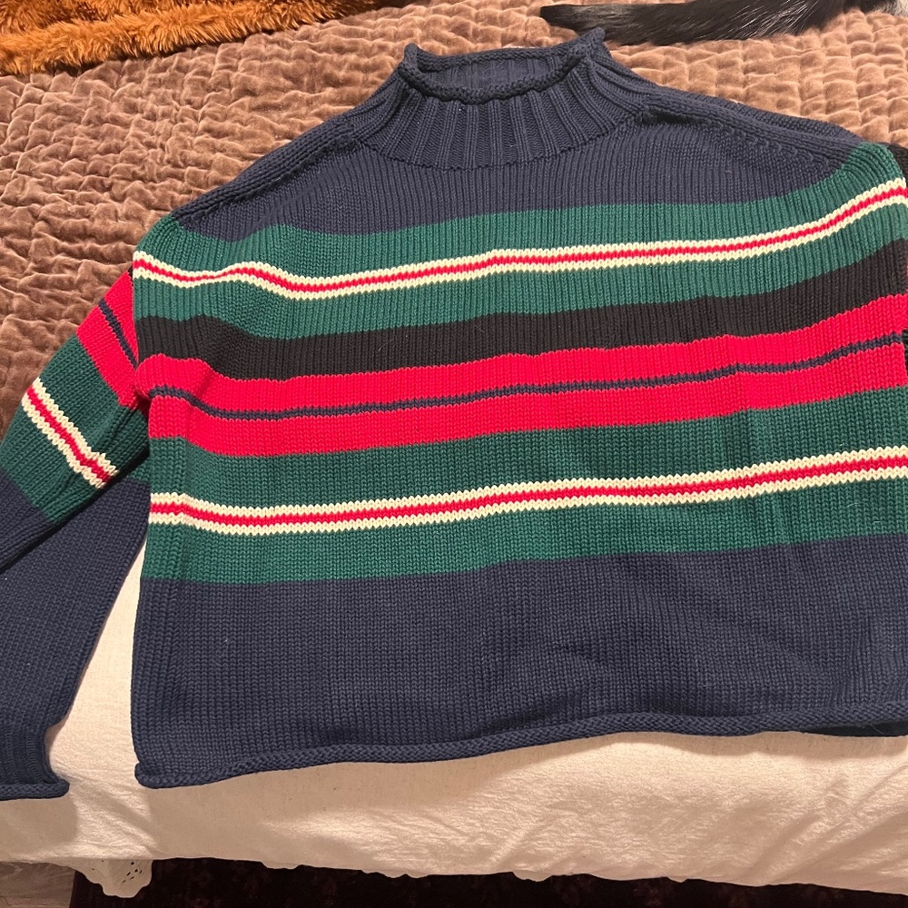 Jcrew funnel neck sweater